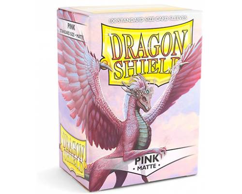 Sleeves - Dragon Shield - Box 100 - Pink MATTE