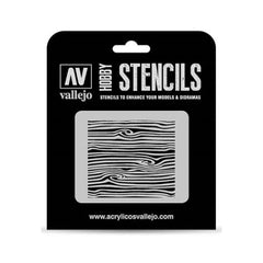 Vallejo Stencils - Texture Effects - Wood Texture Num. 2