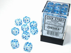 CHX 27981 Borealis 12mm d6 Icicle/light blue Luminary Block (36)