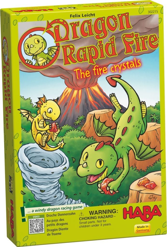 Dragon Rapid Fire - The Fire Crystals Board Game