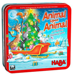 Animal Upon Animal Christmas Edition Board Game