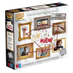 Murder Mystery Party Case File - The Art Of Murder 1000pc Puzzle Board Game