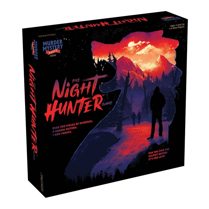 PREORDER Murder Mystery Party Case Files - The Night Hunter Game Board Game