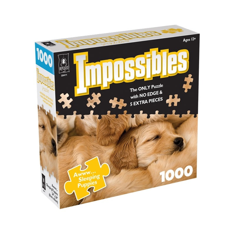Impossibles 1000pc - Aww... Sleeping Puppies