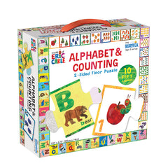 PREORDER The World of Eric Carle - 2 Sided Alphabet & Counting Puzzle