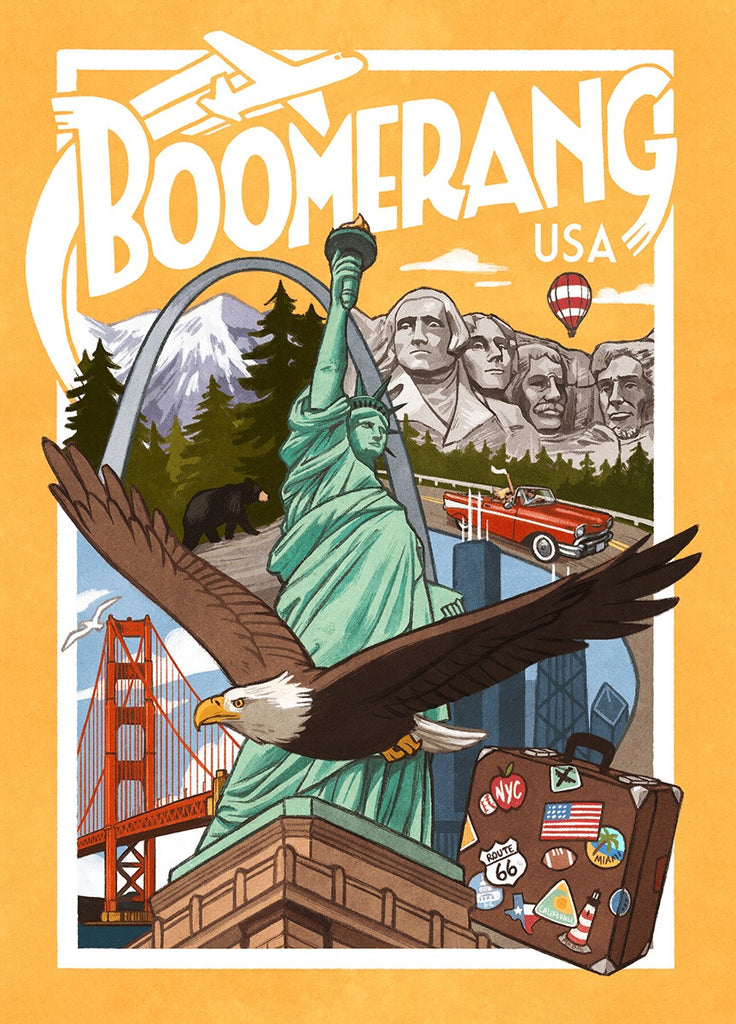 Boomerang USA Board Game