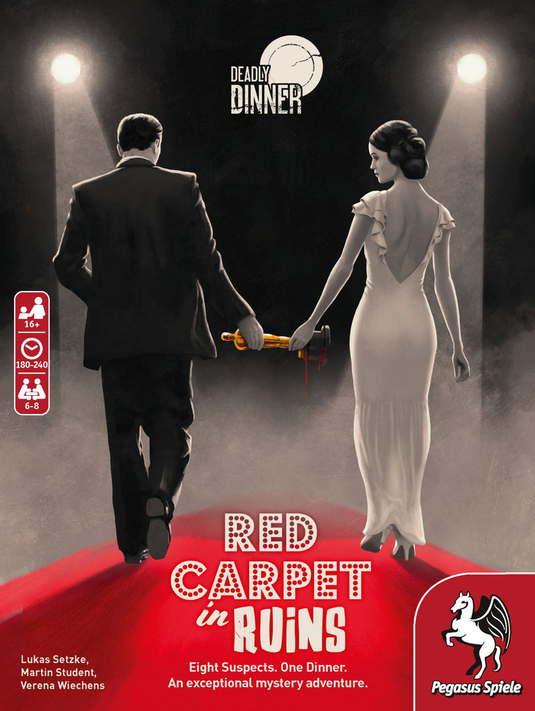 Deadly Dinner Red Carpet in Ruins Board Game