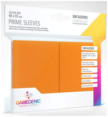 Gamegenic Prime Card Sleeves Orange (66mm x 91mm) (100 Sleeves Per Pack)