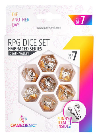 Gamegenic Embraced Series - Death Valley - RPG Dice Set (7pcs)