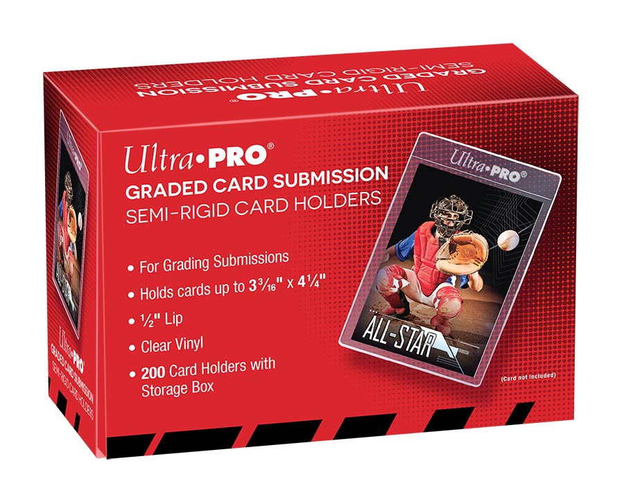 Ultra Pro Graded Card Submission Semi Rigid 1/2" Lip Tall Sleeves