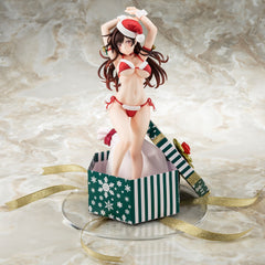 Rent a Girlfriend Pre-Painted Figure of Mizuhara Chizuru in a Santa Claus Bikini de Fluffy Figure 2nd Xmas 1/6 Scale