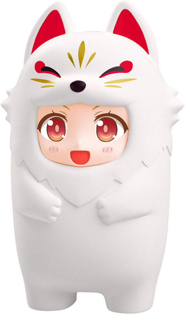 Nendoroid More Kigurumi Face Parts Case (White Kitsune)