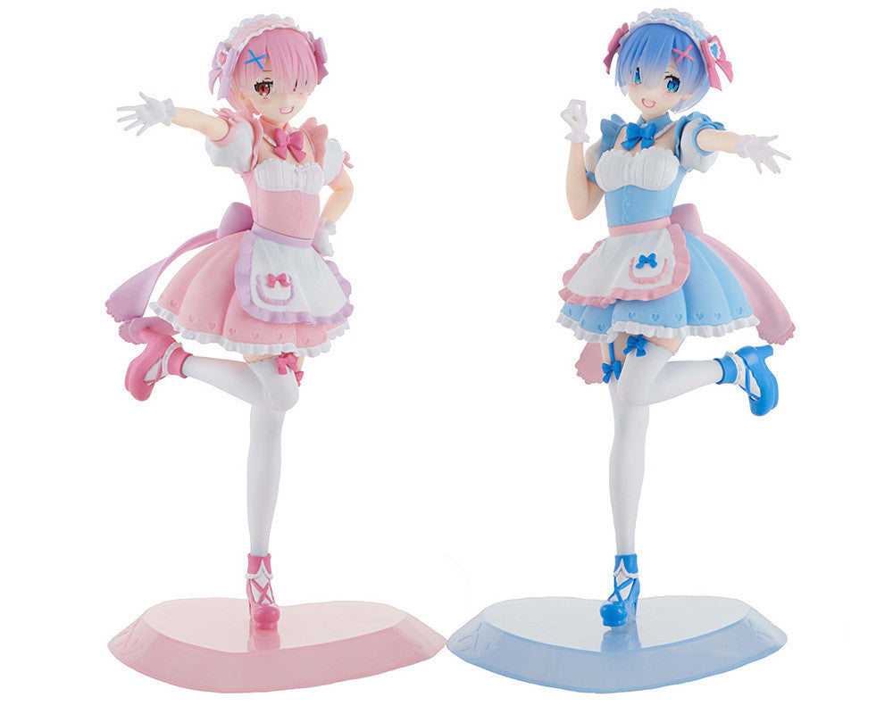 PREORDER Re:ZERO Starting Life in Another World Tenitol Yumekawa Maid Rem & Ram Set with Bonus