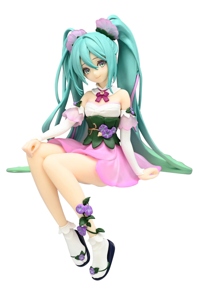 PREORDER Hatsune Miku Noodle Stopper Figure Flower Fairy Morning Glory Pink Color Version