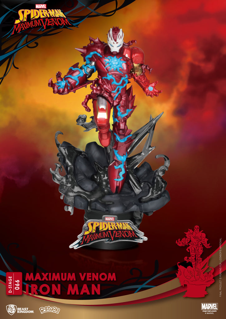 Beast Kingdom D Stage Maximum Venom Iron Man