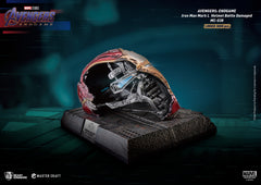 Beast Kingdom Master Craft Avengers Endgame Iron Man Mark 50 Helmet Battle Damaged
