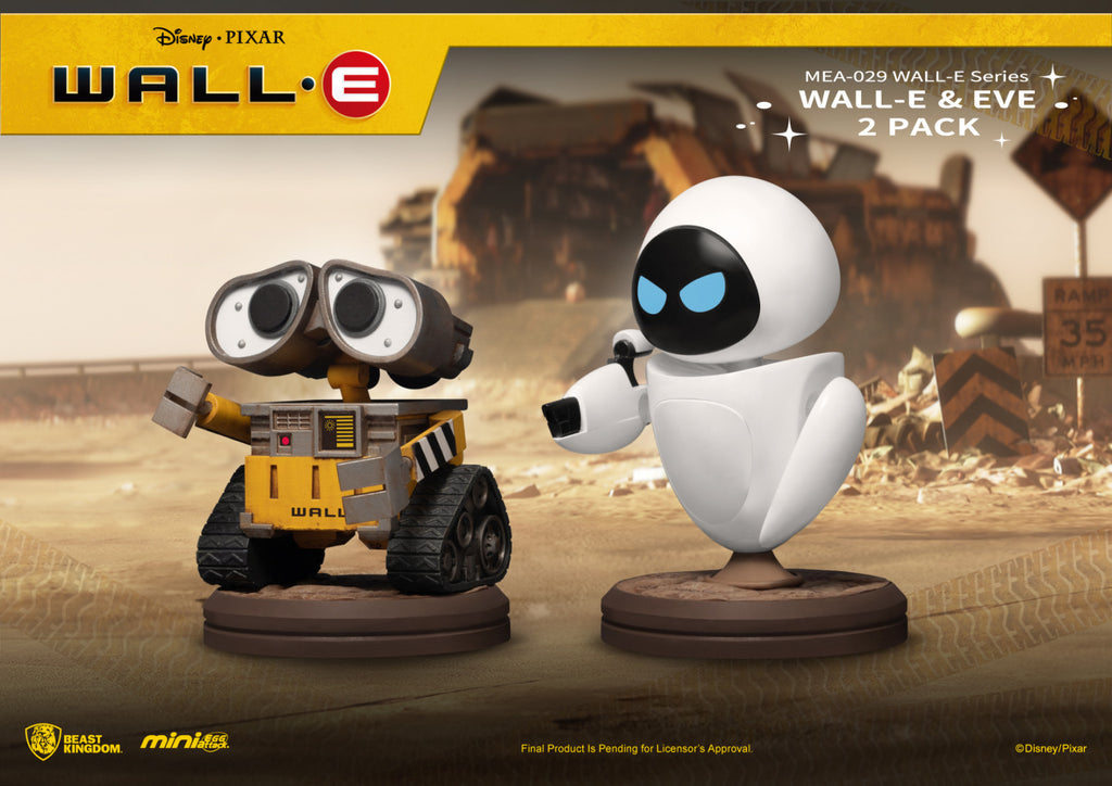 Beast Kingdom Mini Egg Attack Wall-E and Eve 2 Pack