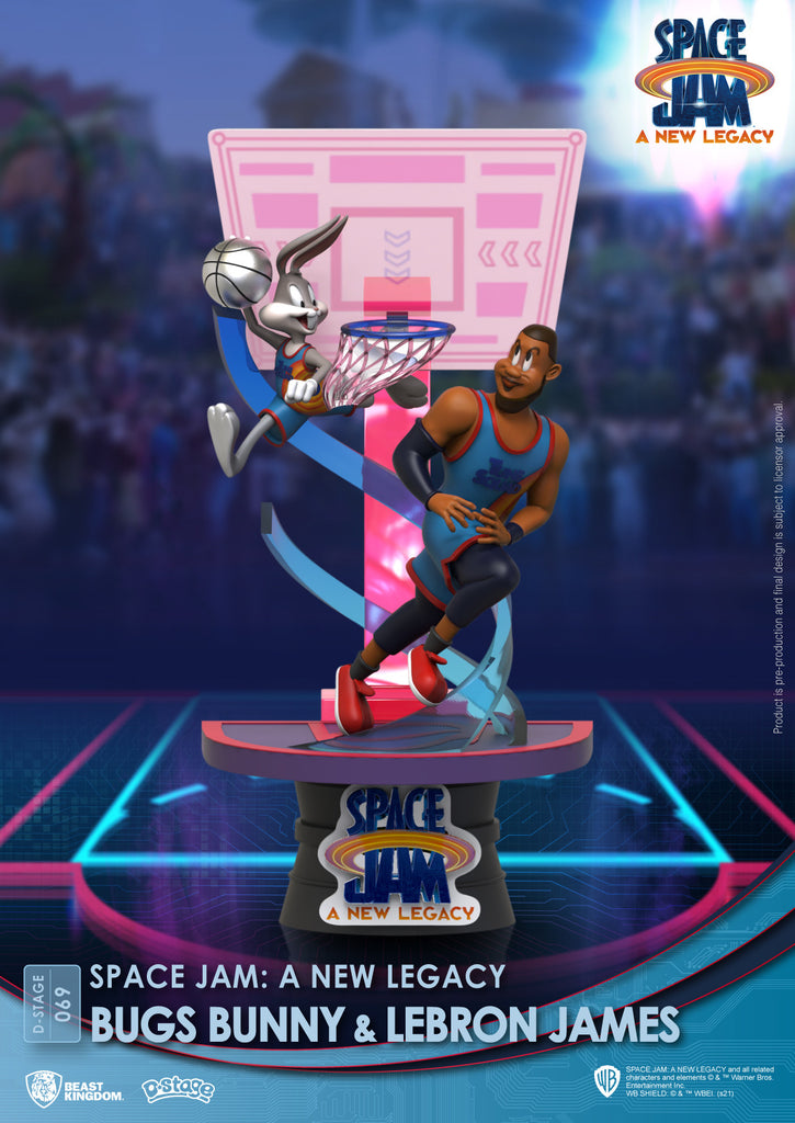 Beast Kingdom D Stage Space Jam a New Legacy Bugs Bunny & Lebron James