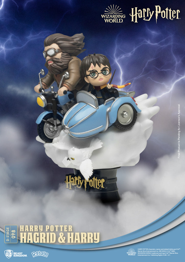 Beast Kingdom D Stage Harry Potter Hagrid and Harry Potter (Closed Box Packaging)