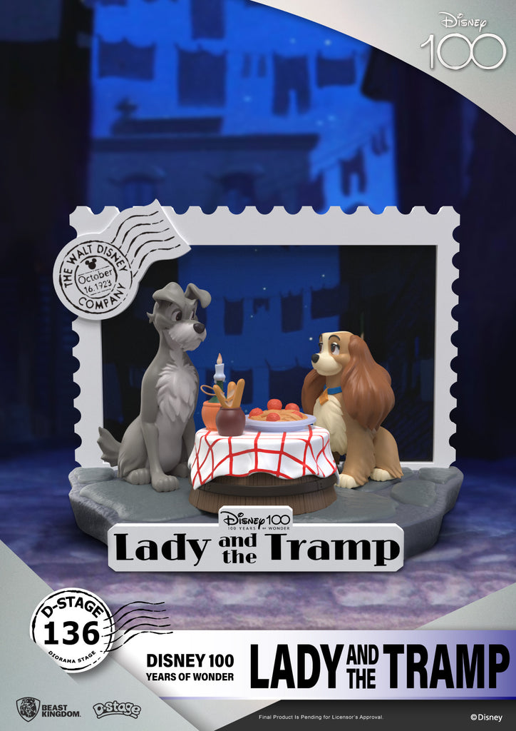 Beast Kingdom D Stage Disney 100 Years of Wonder Lady and the Tramp