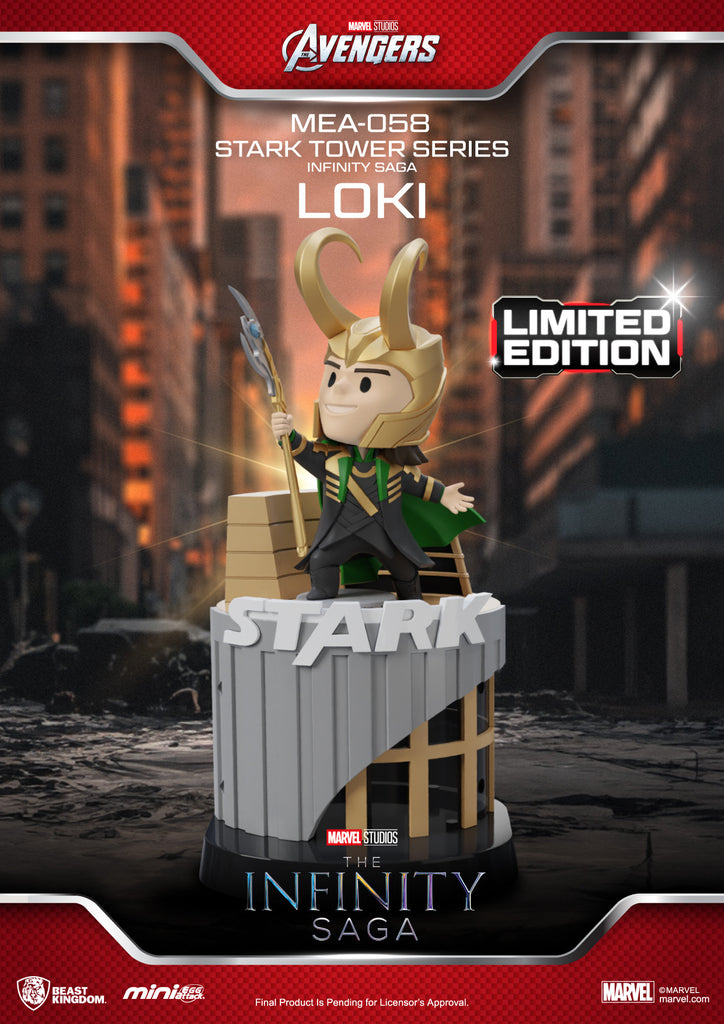 PREORDER Beast Kingdom Mini Egg Attack The Infinity Saga Stark Tower Series Loki Limited Edition