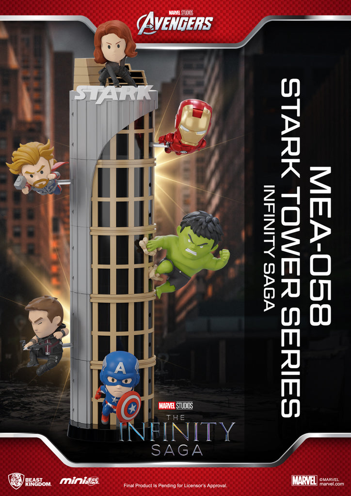 PREORDER Beast Kingdom Mini Egg Attack The Infinity Saga Stark Tower Series Set (6 in the Assortment)