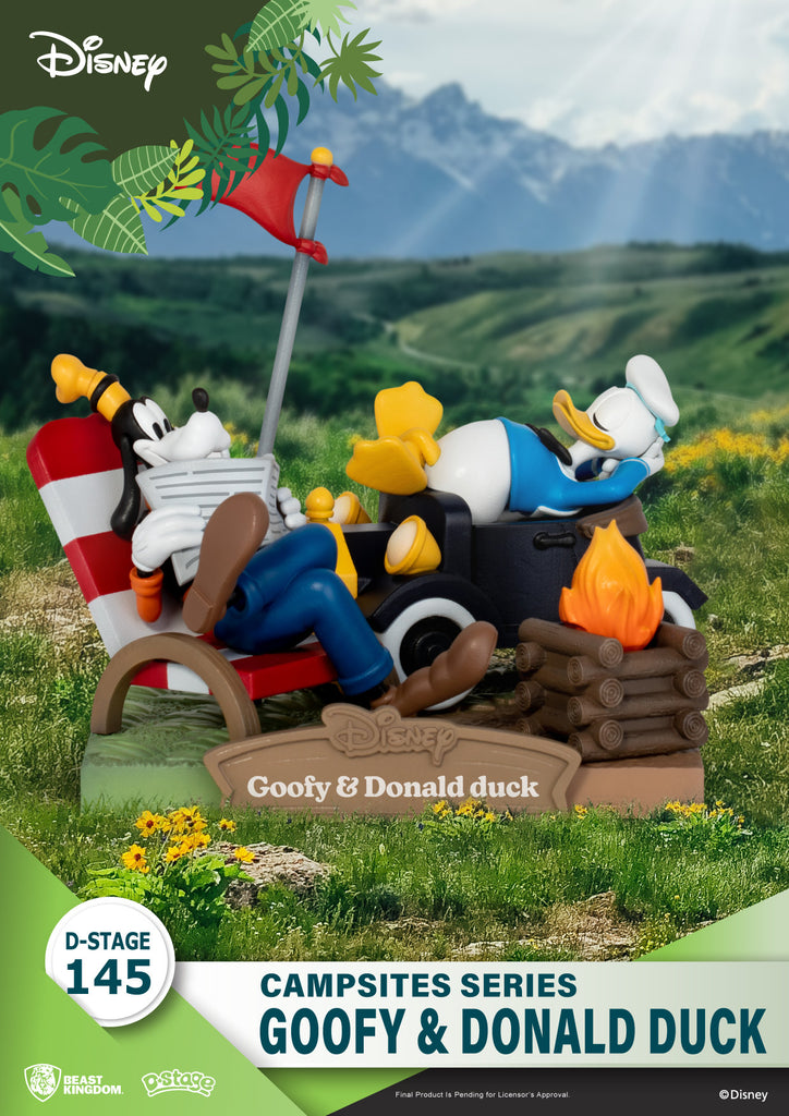 Beast Kingdom D Stage Disney Campsites Series Goofy and Donald Duck