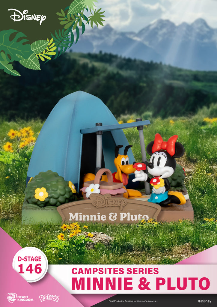 Beast Kingdom D Stage Disney Campsites Series Minnie Mouse and Pluto