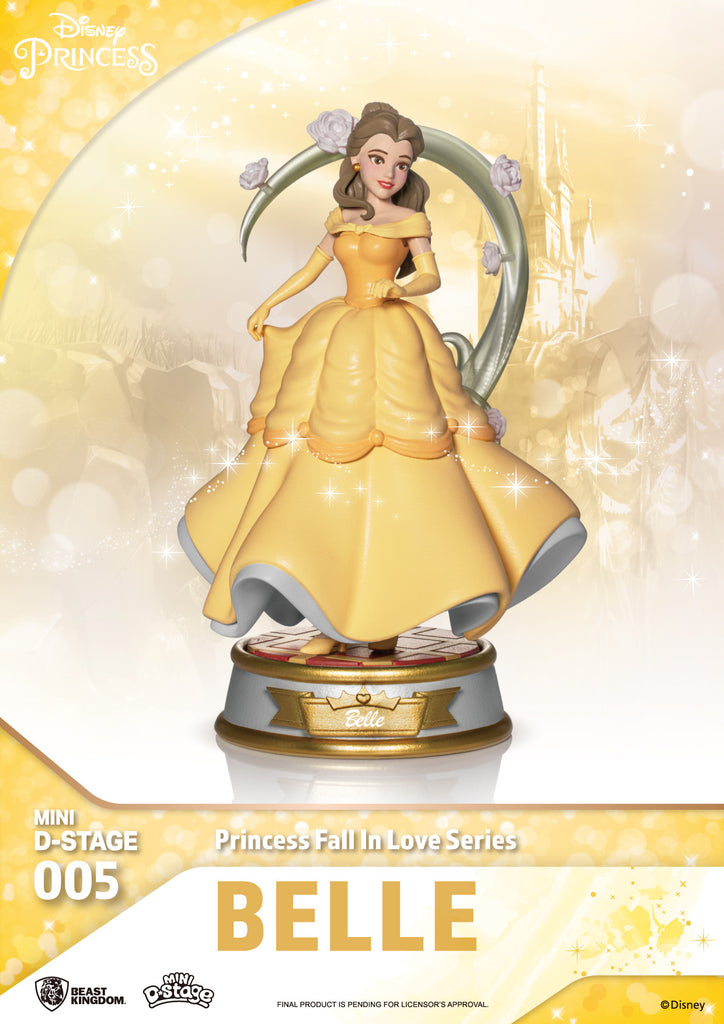 Beast Kingdom Mini D Stage Disney Princess Fall In Love Series Belle