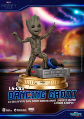 Beast Kingdom Life Size Marvel Infinity Saga Series Dancing King Groot Statue