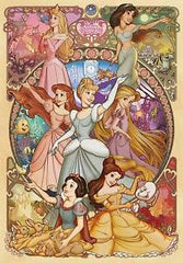 PREORDER Tenyo Disneys Princess Beautiful Blooms Puzzle 1000 pieces
