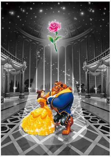 Tenyo Disney Beauty & the Beast Magic of Love Frost Art Puzzle 500 pieces