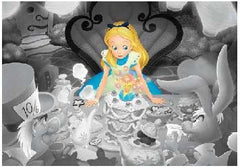Tenyo Disney Alice in Wonderland Alice Happy Birthday Frost Art Puzzle 500 pieces