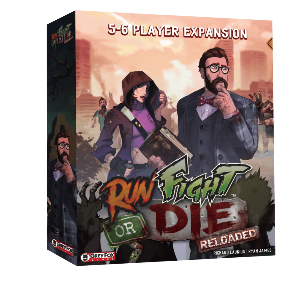 Run Fight or Die Reloaded 5-6 Player Expansion Board Game