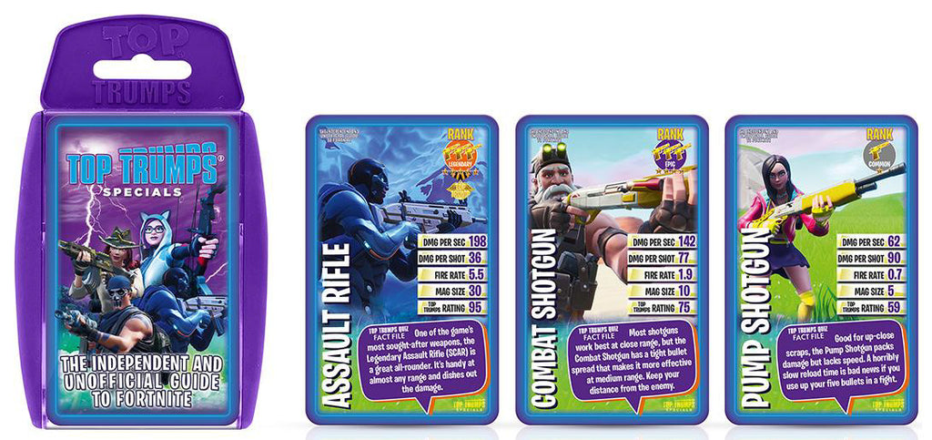 Top Trumps The Independent Unofficial Guide to Fortnite Board Game