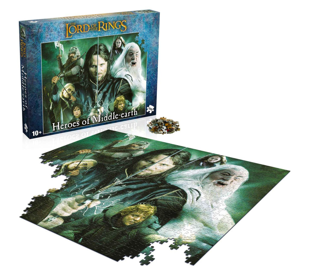 The Lord of the Rings Heroes of Middle Earth Puzzle 1000 pieces