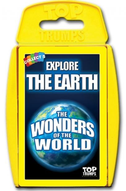 The Wonders of the World Top Trumps Board Game