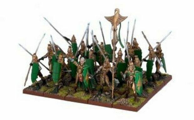 Kings Of War Elf Spearmen Regiment