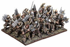 Kings Of War Northern Alliance Clansmen Regiment With Two-Handed Weapons