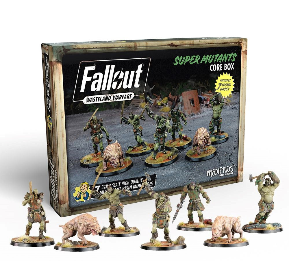 Fallout Wasteland Warfare Super Mutants Core Box Updated