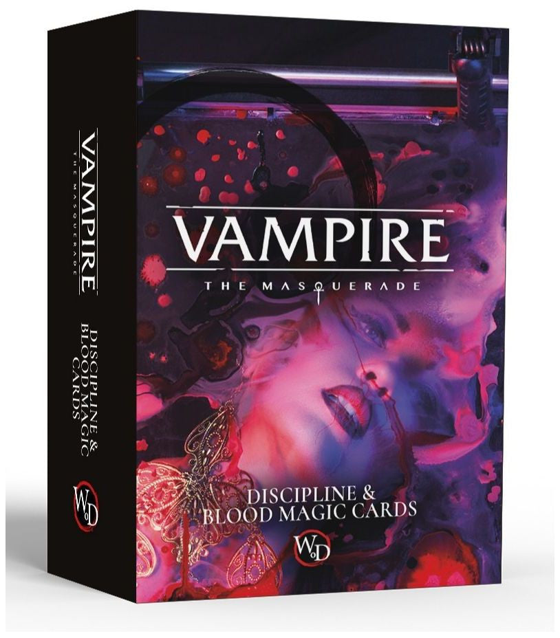 Vampire The Masquerade RPG Discipline and Blood Magic Card Deck Board Game