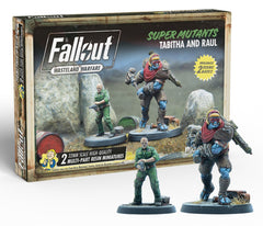 Fallout Wasteland Warfare Miniatures - Super Mutants Tabitha and Raul