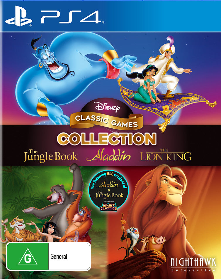 PS4 Disney Classic Games Collection: The Jungle Book Aladdin & The Lion King