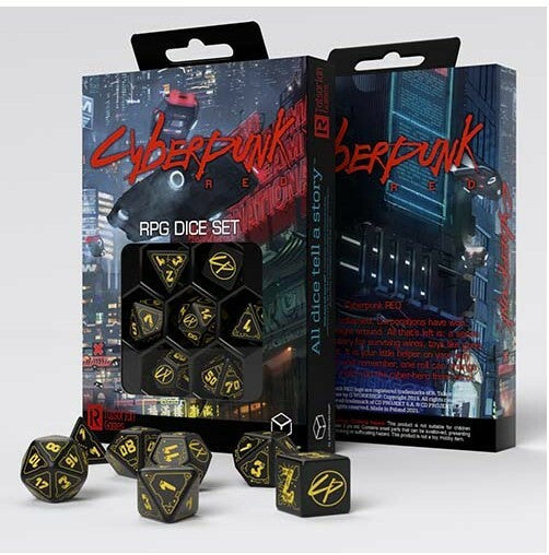 Cyberpunk Red Dice Set Wet Work