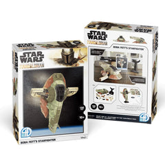 The Mandalorian Boba Fetts Starfighter 3D Paper Model Kit Puzzle