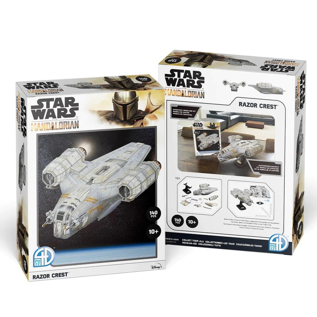 3D Puzzles: Mandalorian Razor Crest Paper 140pc