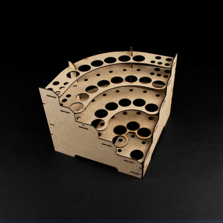 Laserox Inserts - Modular Paint Rack - 26mm 90 degree