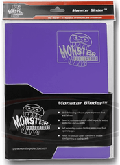 BCW Monster 9 Pocket Binder Album Matte Purple