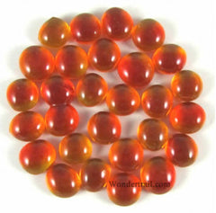 Gaming Stones Crystal Orange Glass Stone (Qty 40) in 5 1/2??Tube