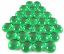 Gaming Stones Crystal Light Green Glass Stones (Qty 23-27) in 4 Tube